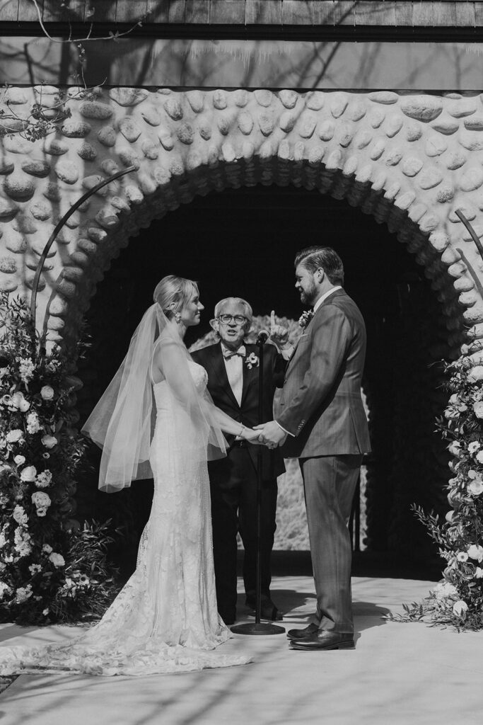 A Surf Hotel wedding ceremony