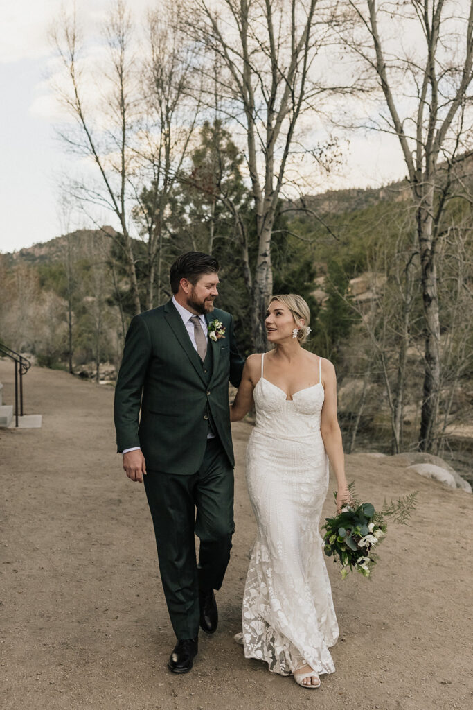 Colorado wedding portraits in Buena Vista