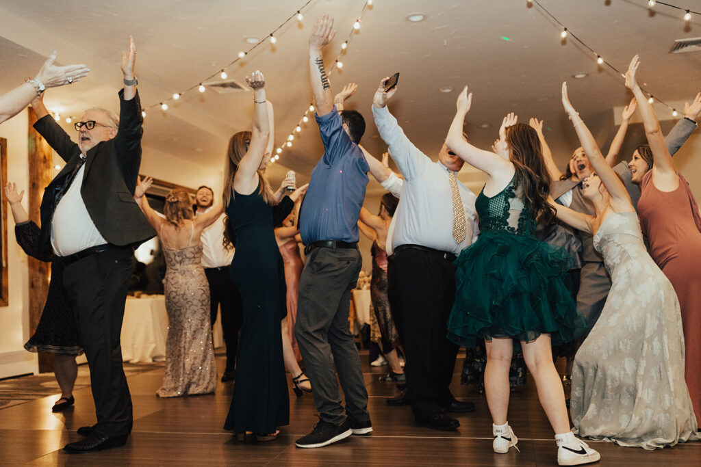 A Lodge at Breckenridge wedding reception in Colorado