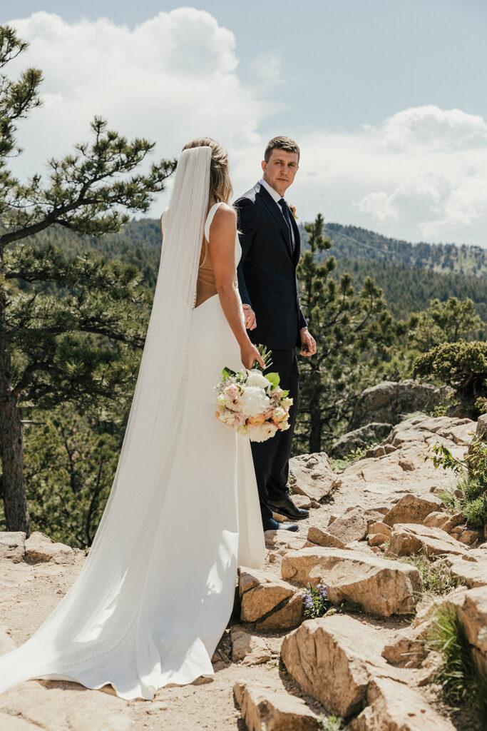 Colorado mountain wedding photos
