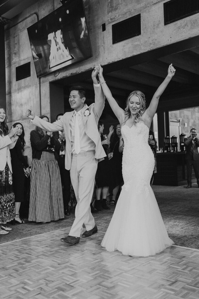 Wedding reception at Aerie on Copper Mountain in Colorado