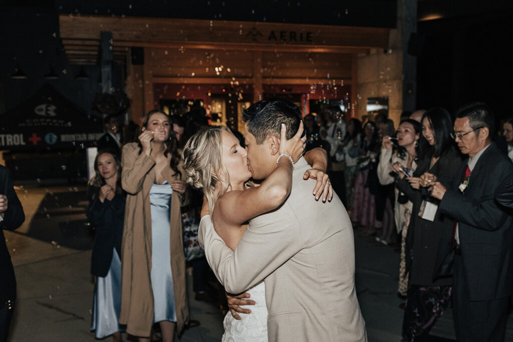 Bubble wedding send off