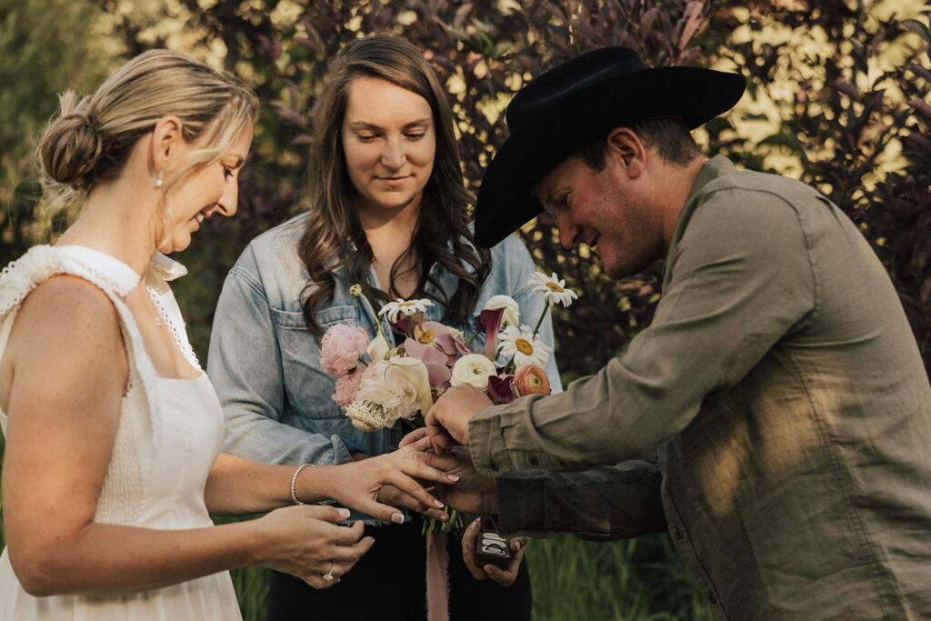 Intimate Colorado elopement in Steamboat Springs