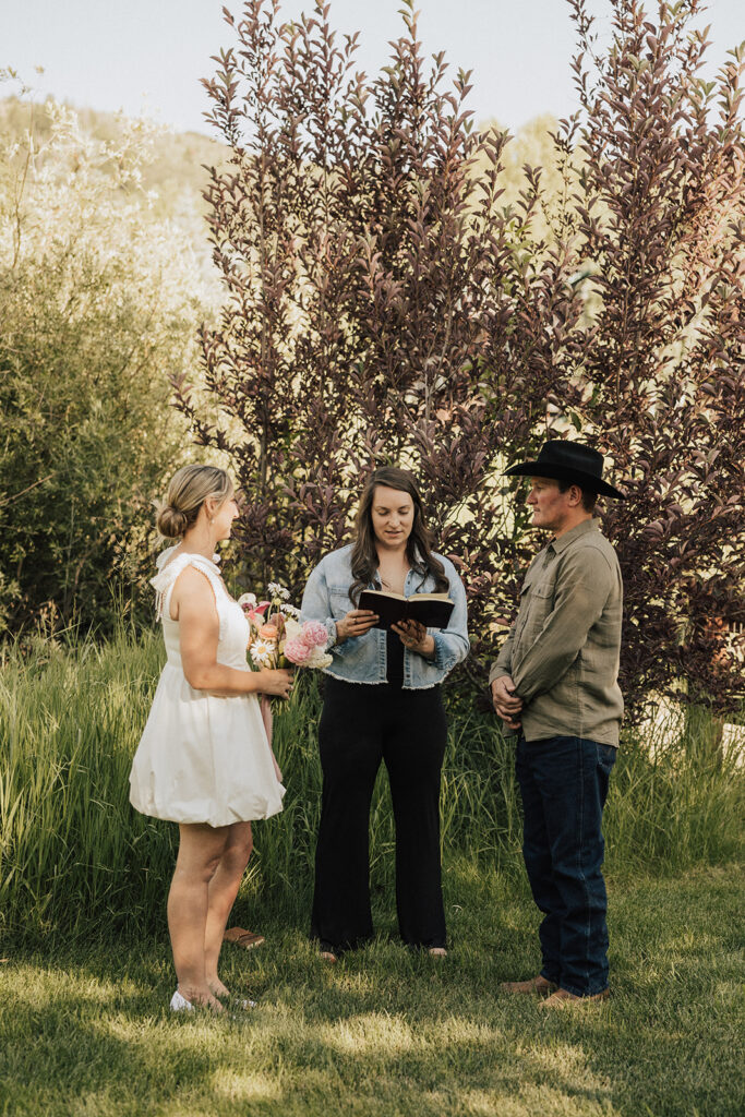 Intimate Colorado elopement in Steamboat Springs