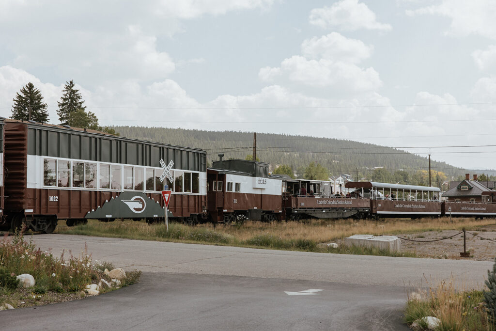 Train cars at FREIGHT Leadville